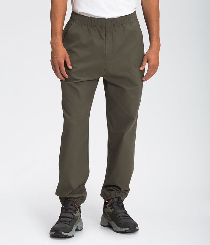 The North Face Pants City Standard Jogger Dark Green - Mens - Thailand KBAFE-6031